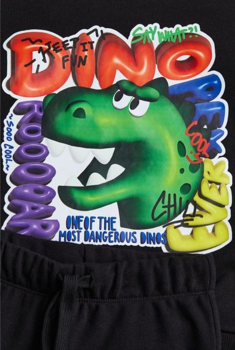 Спортивний костюм, комплект в стилі кежуал H&M, двонитка тонкий