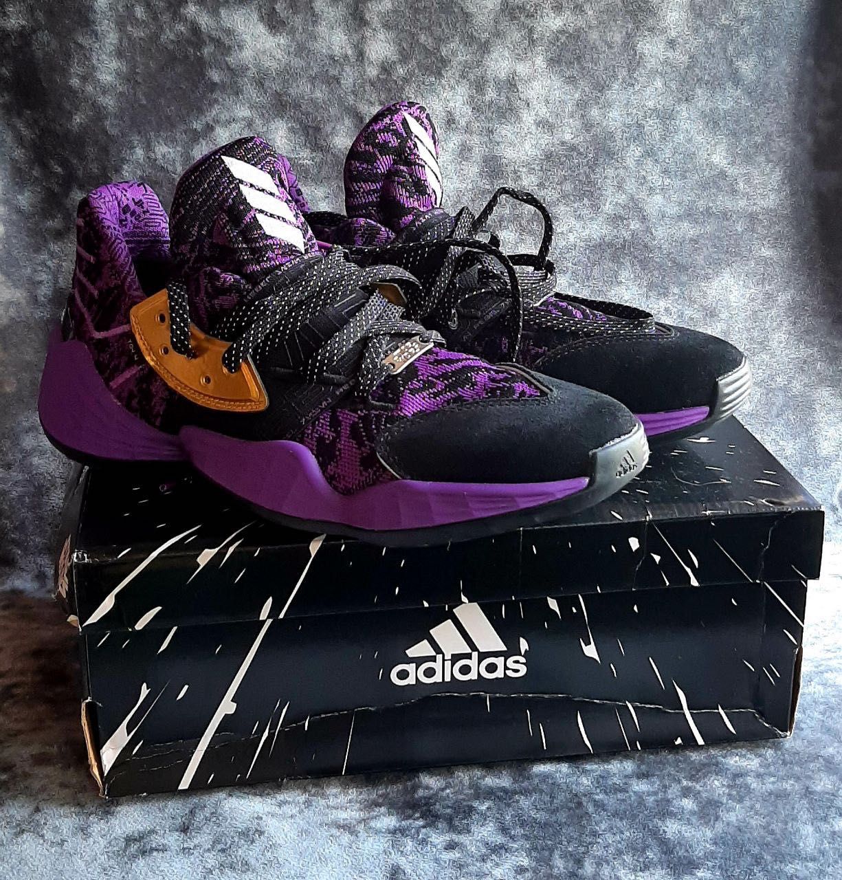 Adidas Harden Vol. 4 Star Wars Lightsaber Purple Shoes