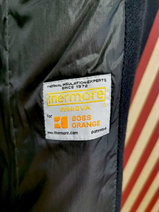 Бушлат пальто зимнее Hugo Boss Orange шерсть XL insulated thermore