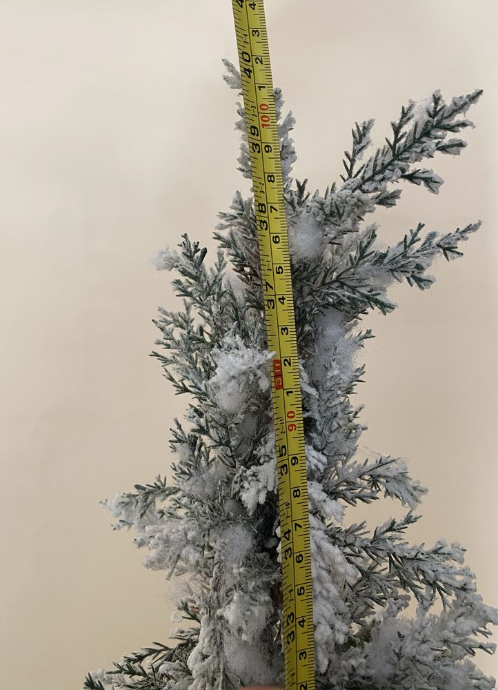 Árvore de Natal com efeito de Neve