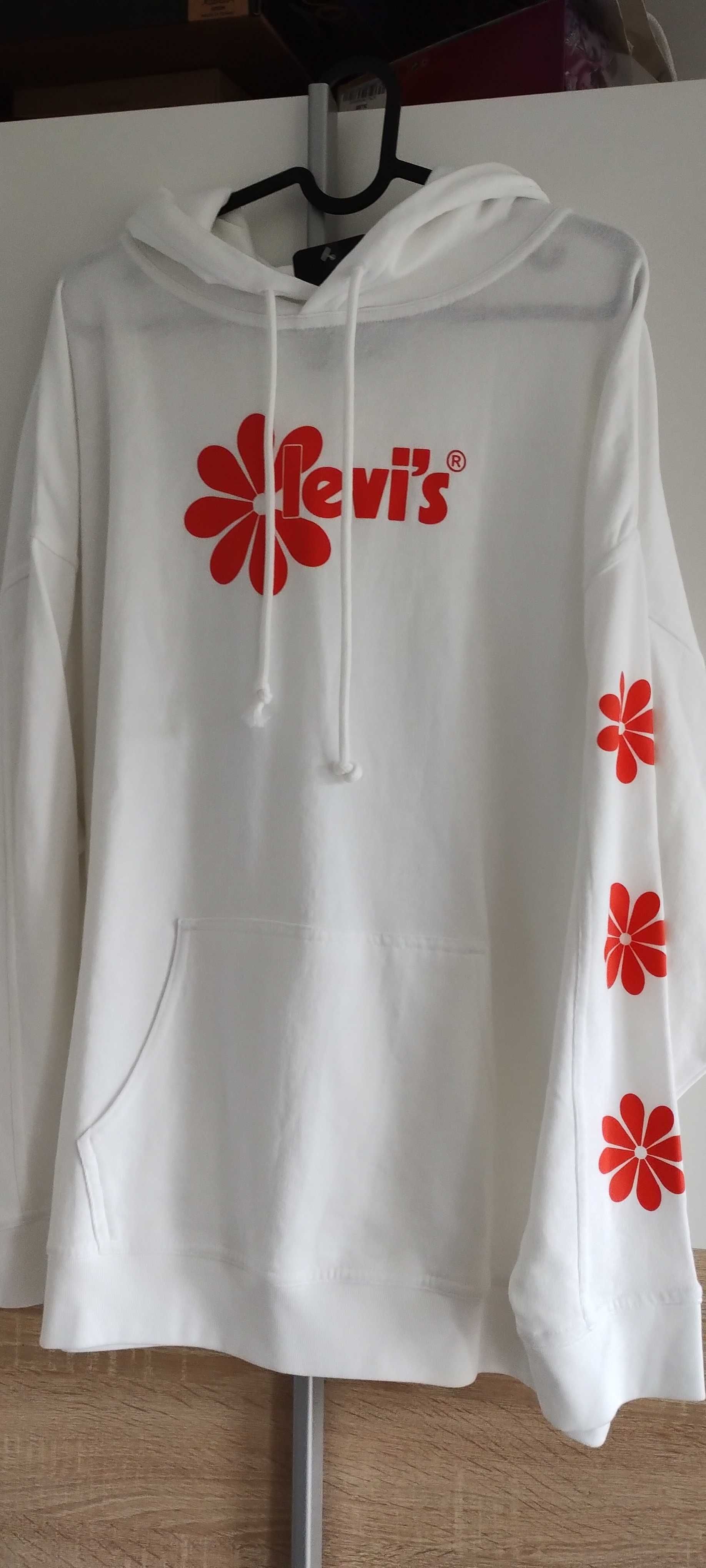 Levis Graphic Rider bluza biała XL