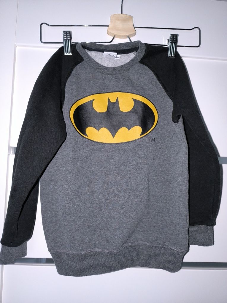 Bluza Spiderman, r. 128 +gratis bluza Batman