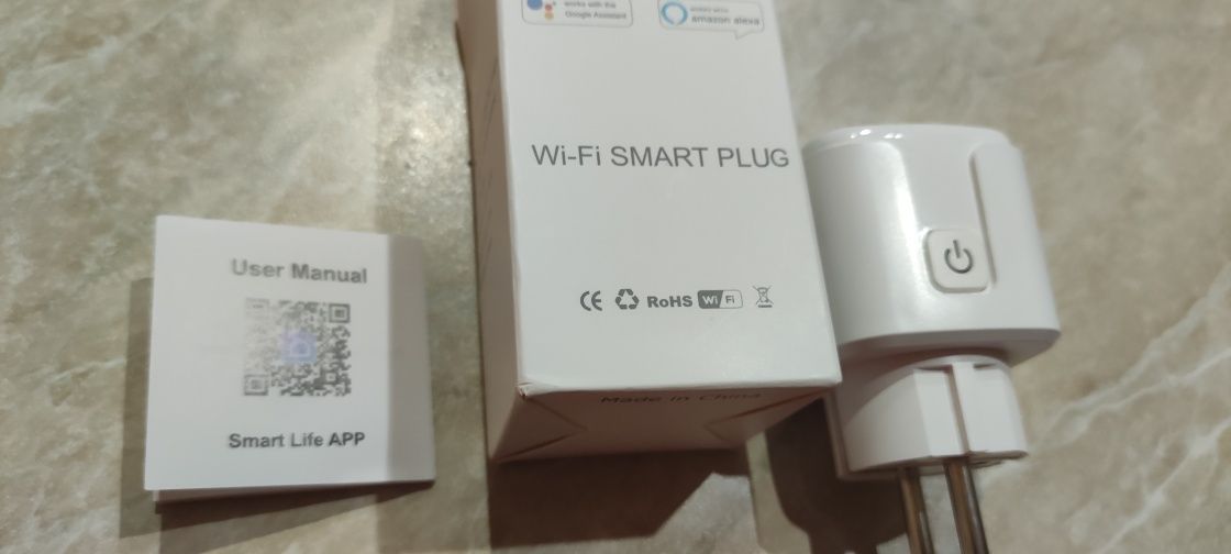 Wi-Fi розетка Smart Plug EU 16А с мониторингом мощности