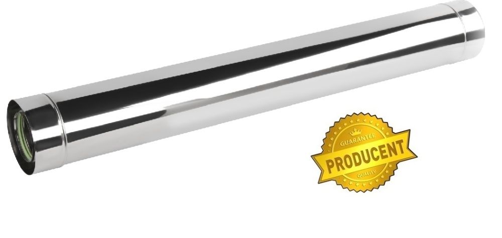 MEGA WYPRZEDAŻ!!! RURA biała FI 60/100 1 MB Dwuścienna Turbo PRODUCENT