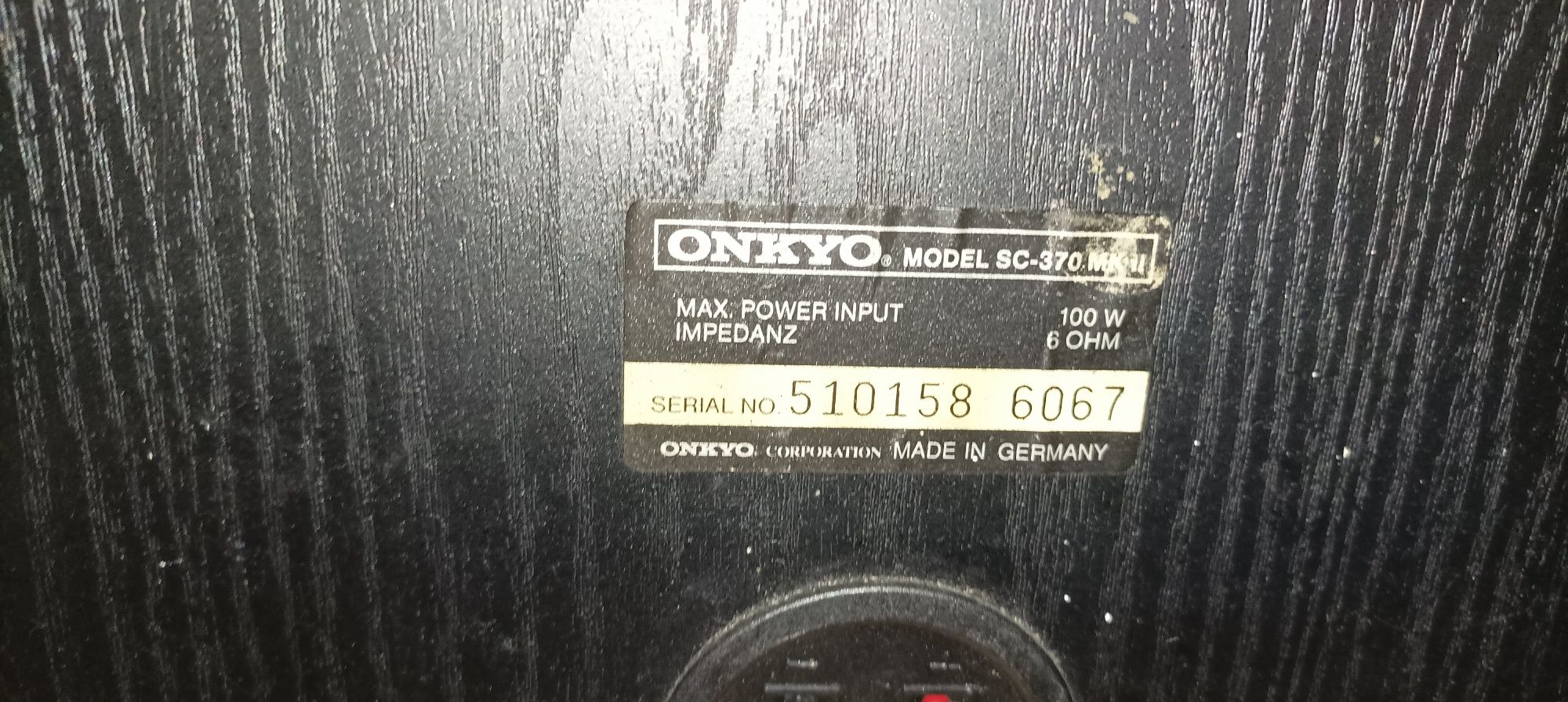 Kolumny onkyo z maskownicami