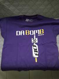 Nowa oryginalna Koszulka DA BOMB COTTON TEE purple T-Shirt roz.M Dirt