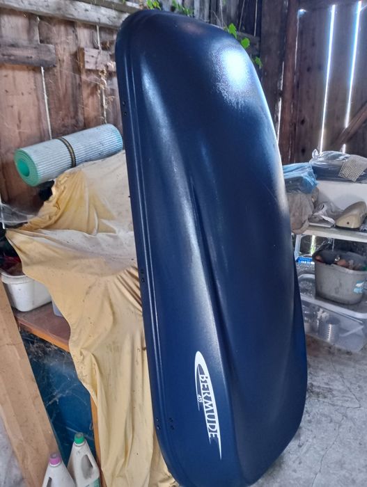 Bagażnik dachowy Norauto Bermude 455 z zamkiem i 2 kluczyki.