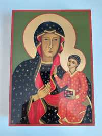 Piękna nowa ikona Matki Boskiej Częstochowskie