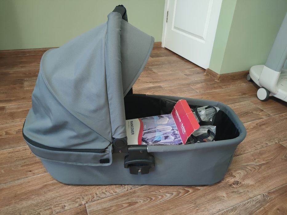 Gondola britax hard carrycot steel grey + dodatki