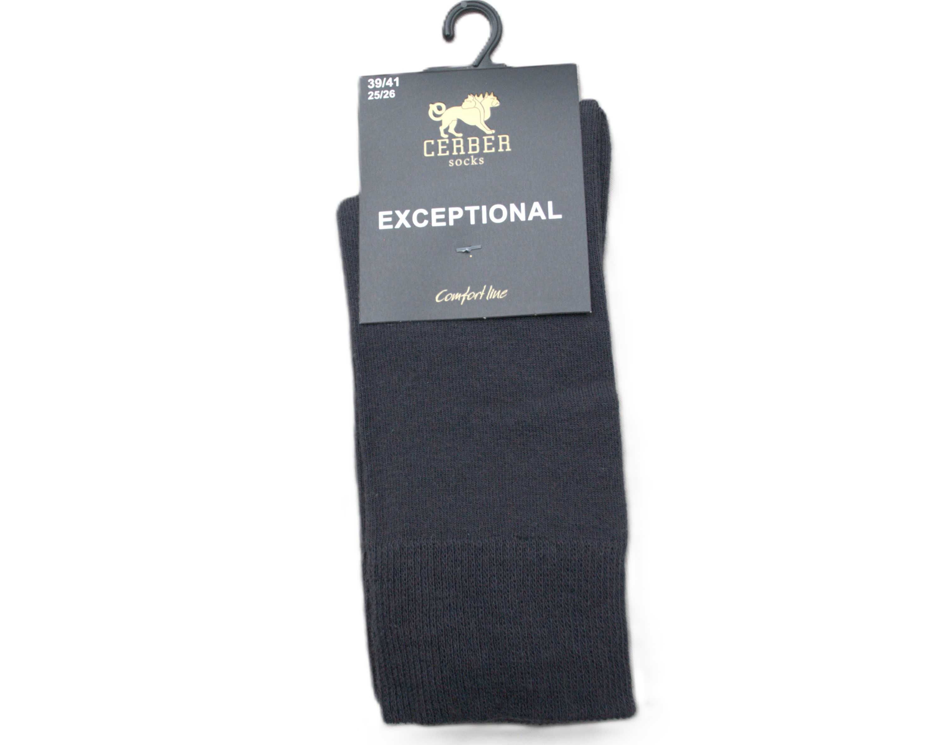 4 x CIEMNOPOPIELATE SKARPETY CERBER Exceptional Comfort Line 39/41