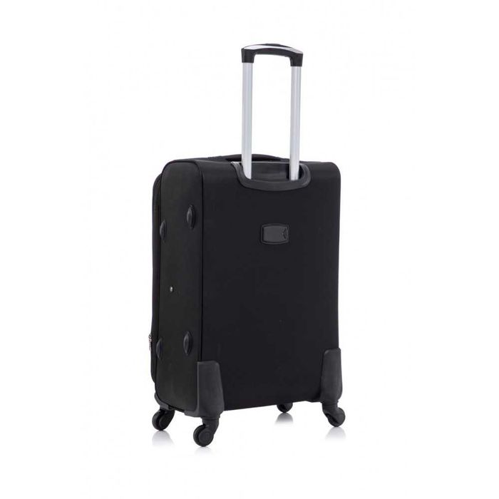 Тканинна валіза/чемодан 4 колеса на підшипниках.Алюм.ручка.74х44х29 см