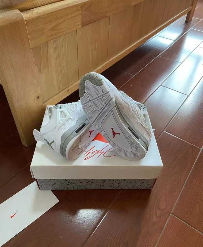 *NoweJordan4 Air4ButyWhiteUnisexTrampki*Wielka wyprzedaż 44