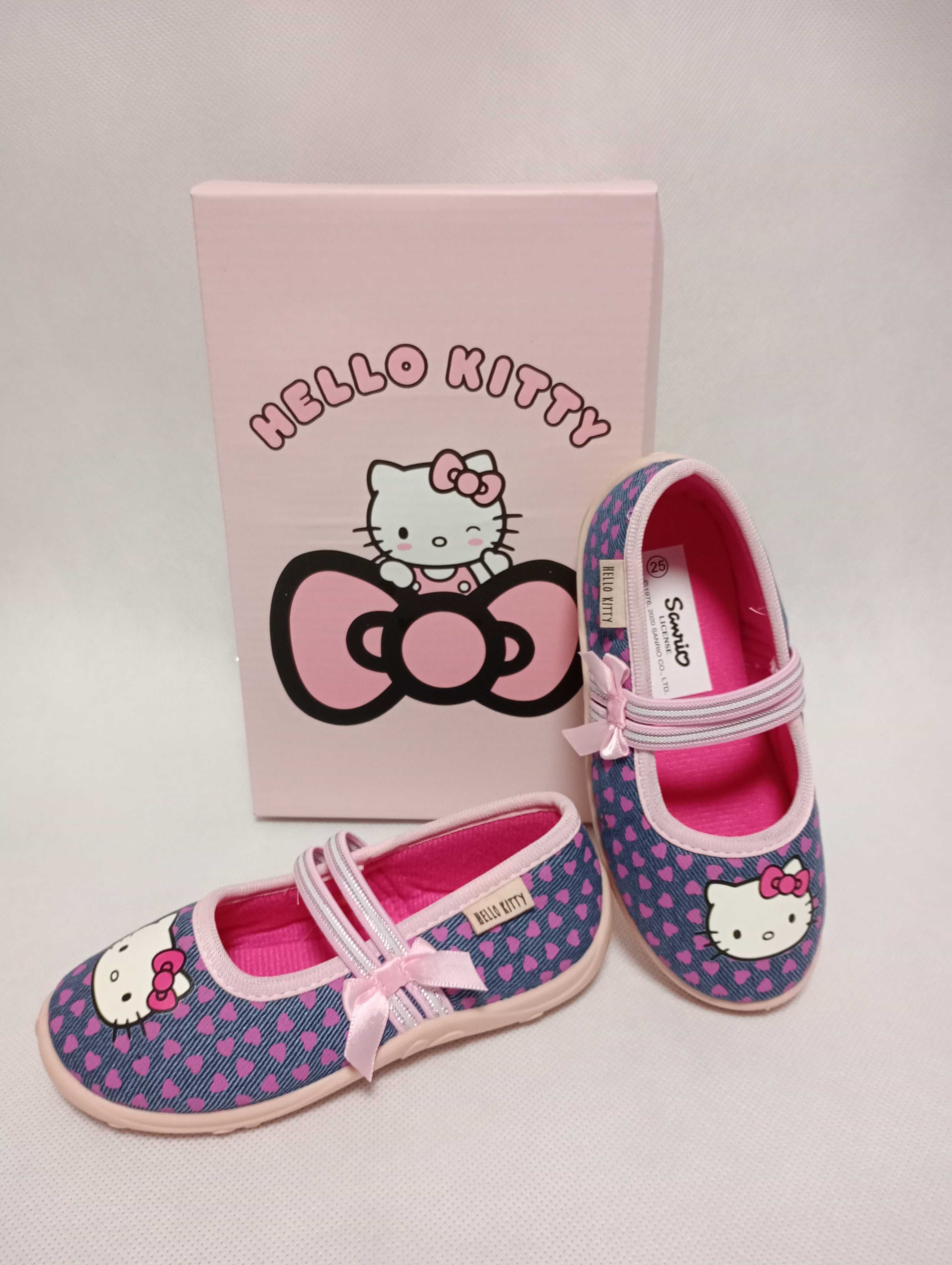 baleriny kapcie szkolne Hello Kitty przedszkolne nr. 26