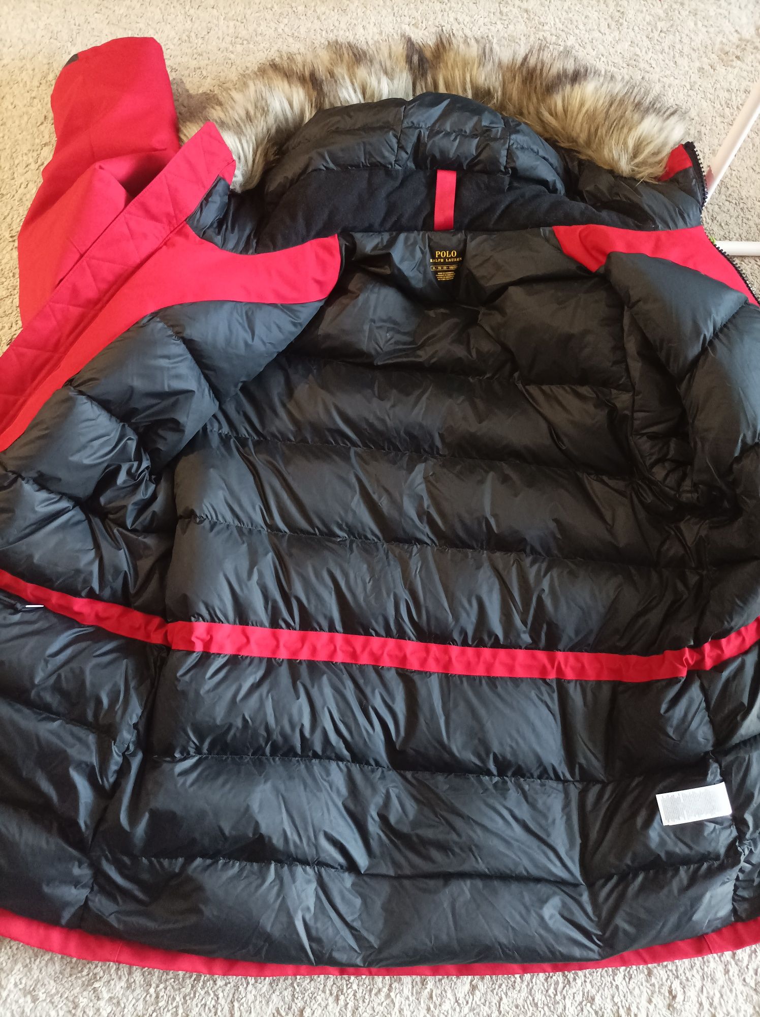Oryginalna parka kurtka zimowa Polo Ralph Lauren nowa