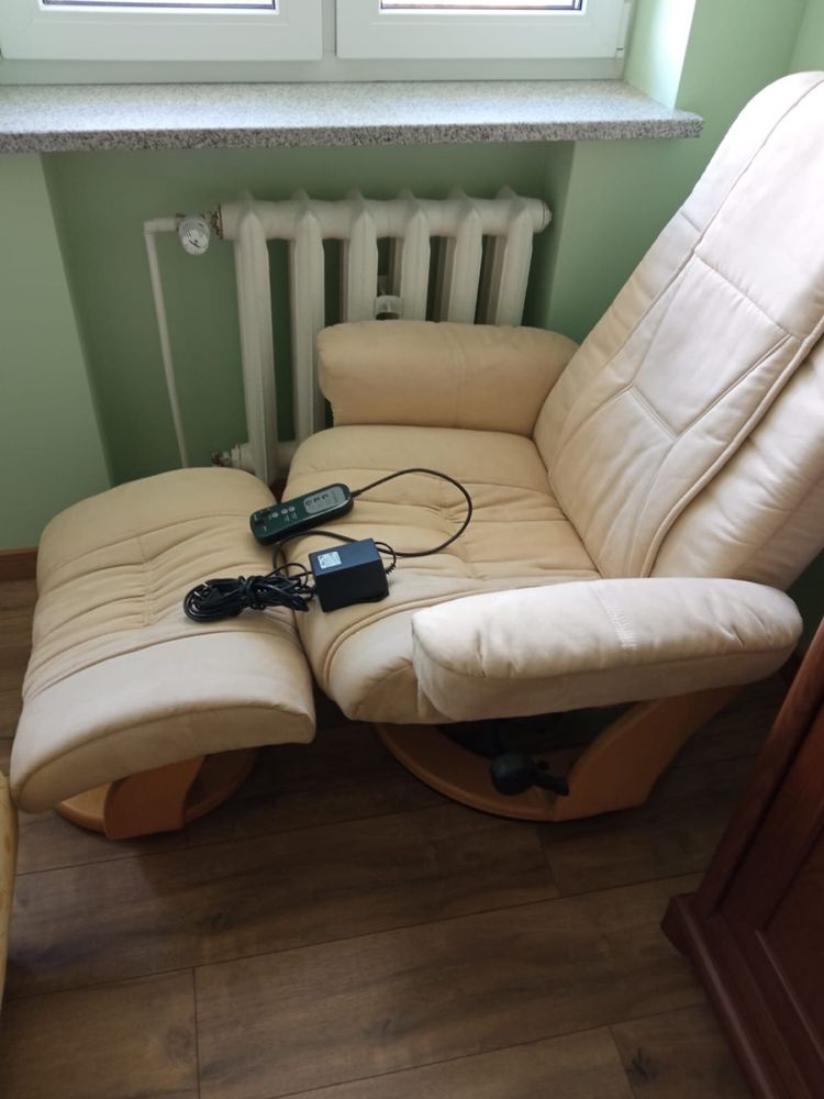 Fotel z funkcją masażu