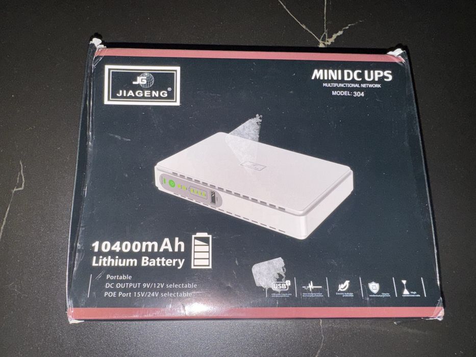 ДБЖ mini ups безперебійник Jiageng 10400 mAh