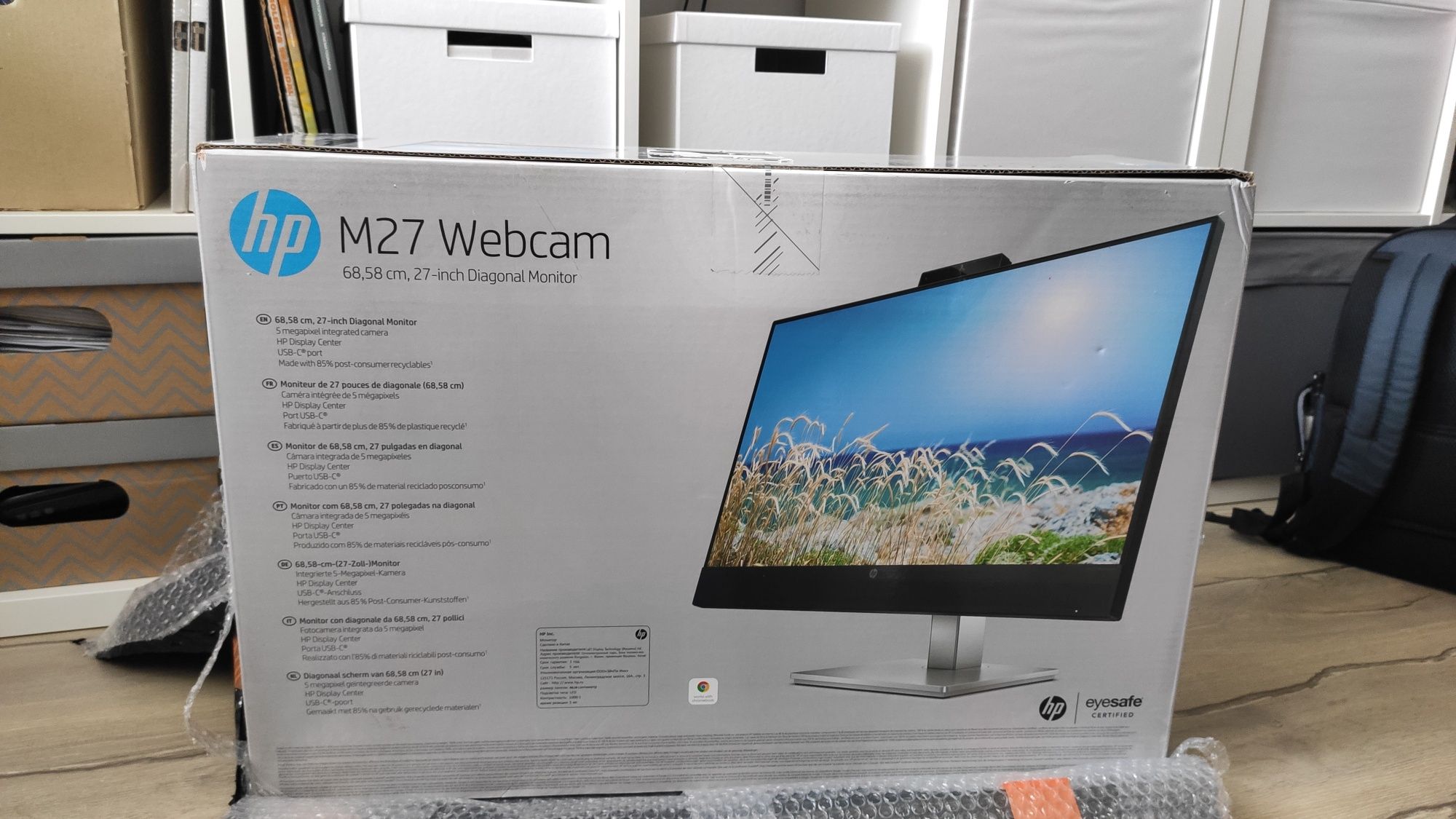 Monitor HP M27 Webcam