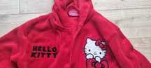 Szlafrok Hello Kitty czerwony 116 dziewczcy 122 128 na 6 7 8 lat basen