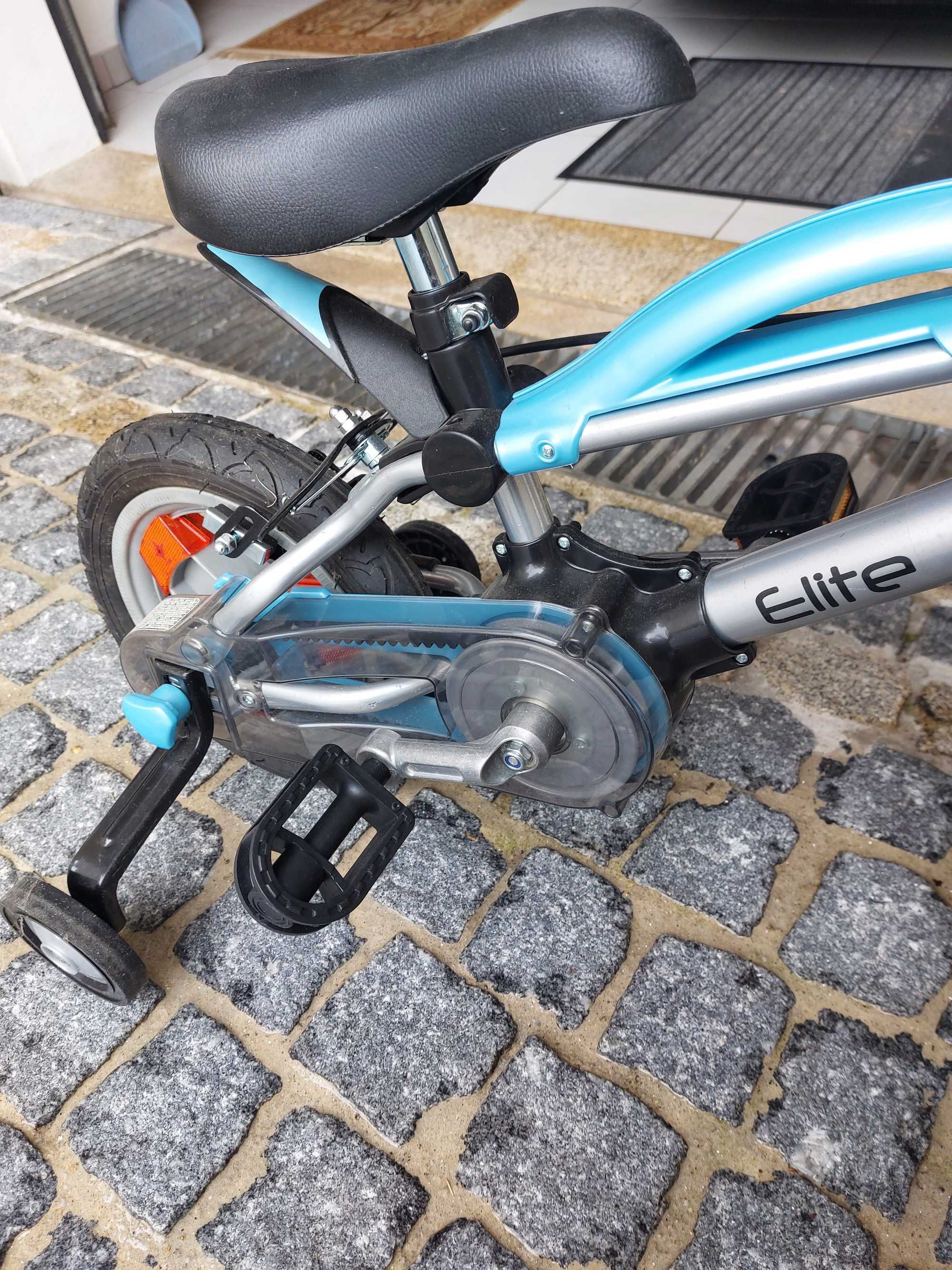 Bicicleta Criança ELITE 12 c/ rodinhas (nova)