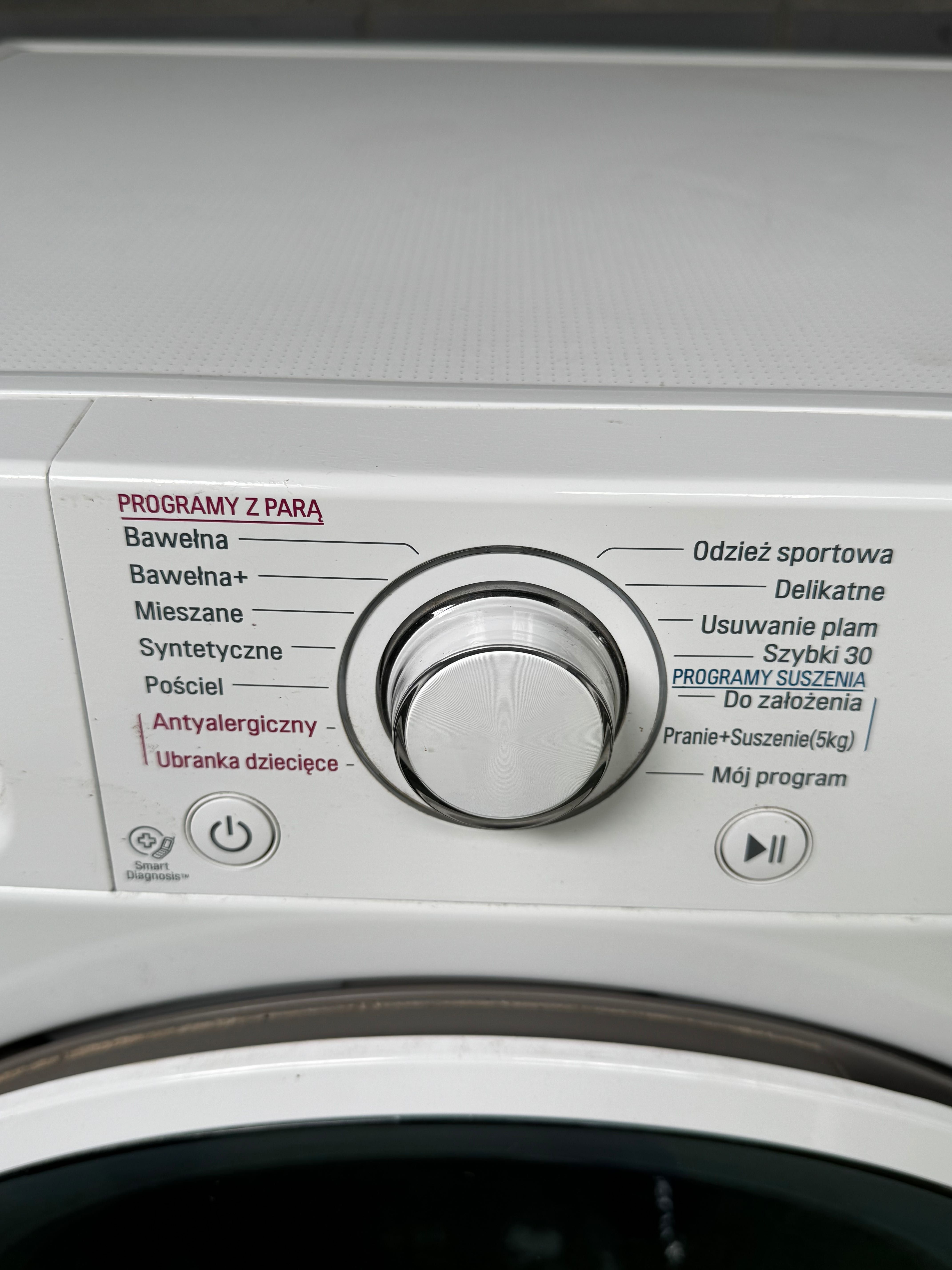 Sprzedam pralko-suszarkę LG 2w1, model F4J6TG0W – 8/5 kg