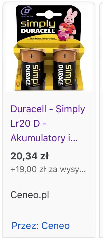 Bateria LR20 Duracell