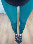 Legginsy butelkowa zielen z kieszeniami