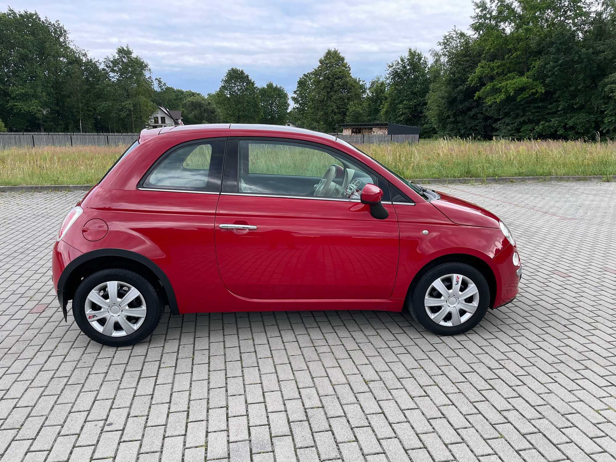 Fiat 500 06.2009 1.2 8V # KLIMATYZACJA # EL. SZYBY # Szklany Dach #