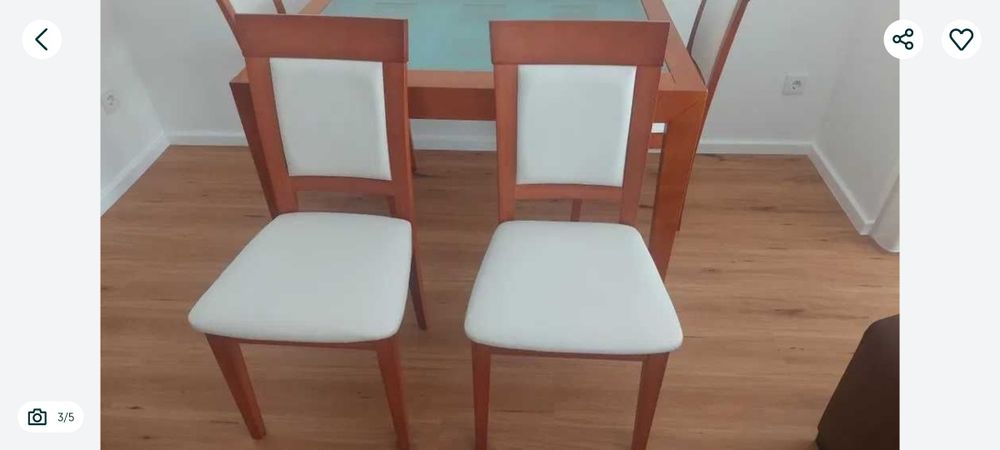 Mesa de jantar e 6 cadeiras