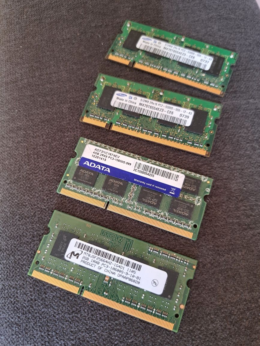 Pamięć RAM 2GB 4GB 512MB