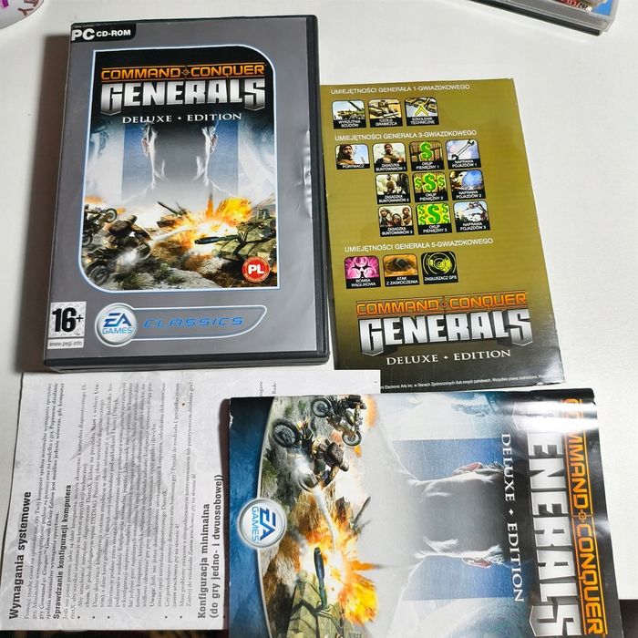gra pc - command & conquer generals deluxe edition polskie super stan
