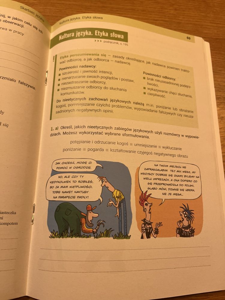 Miedzy nami ćwiczenia klasa 7 cz 1 i 2