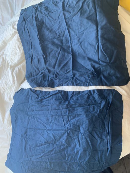Ikea pościel Luktjasmin 200/200 granatowa