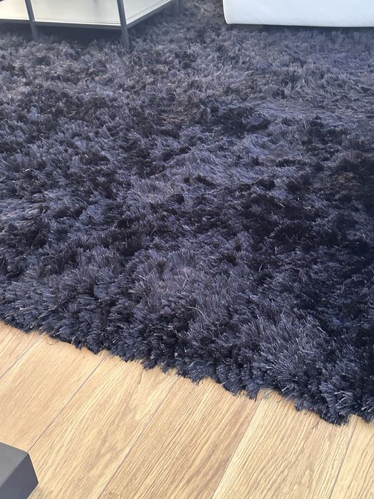 Carpete 300 X 300 Preta pêlo alto