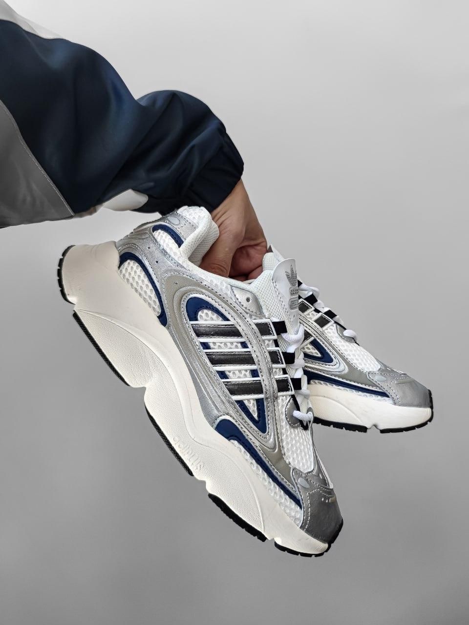 Кроссовки мужские Ozmillen Silver Blue Адідас БЕЗ ПРЕДОПЛАТИ