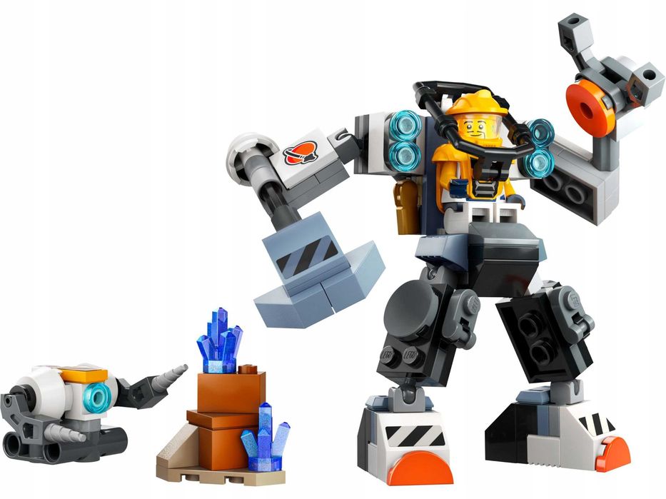 Kosmiczny Mech LEGO City 60428 - Odkrywaj Galaktykę z Potężnym Robotem