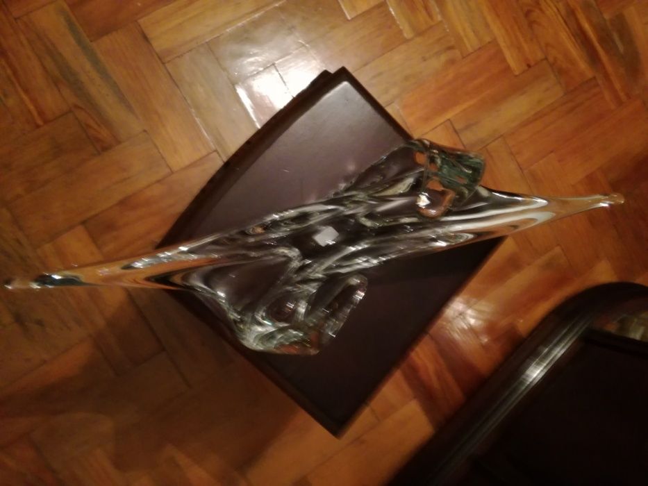 Centro Mesa Cristal "Art Vannes" Anos 60/70