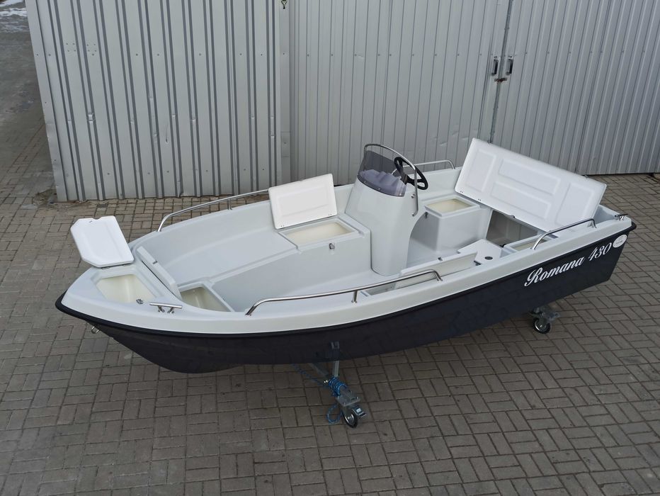 Łódź wędkarska Romana 430 FISH do silnika dziobowego