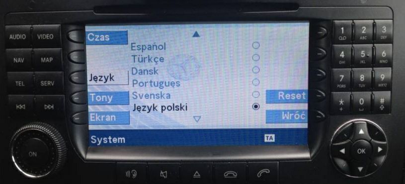 Polskie Menu pl Mercedes E klasa W211 ML GL CLS W219 C CLK A B R W251