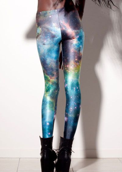 Legginsy we wzory lycra S M leginsy