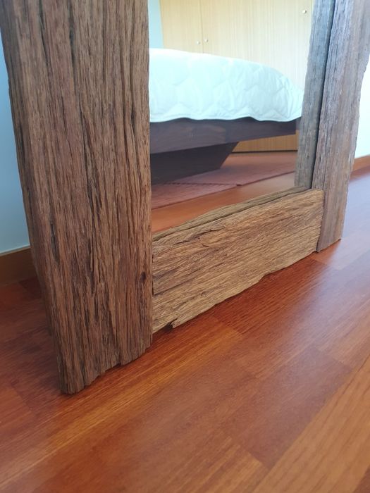 Espelho rústico madeira