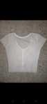 Top branco transparente