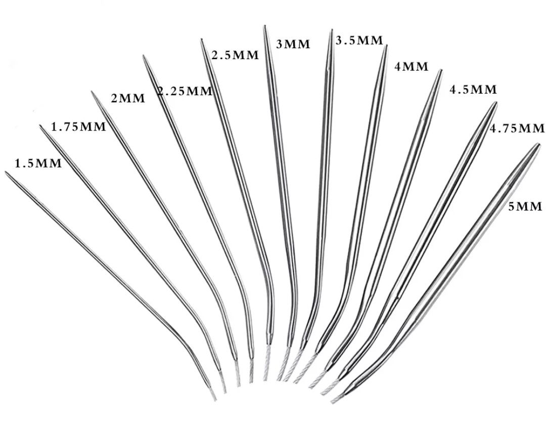 спицы для вязания. Кругові спиці для в'язання 40, 80, 100 см