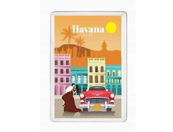 HAVANA CUBA magnes na lodówkę akrylowy