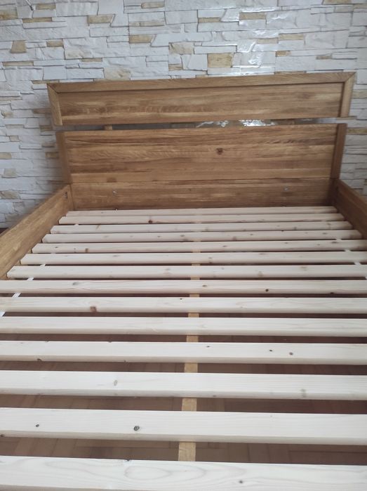 Łóżko lity dąb 160x200