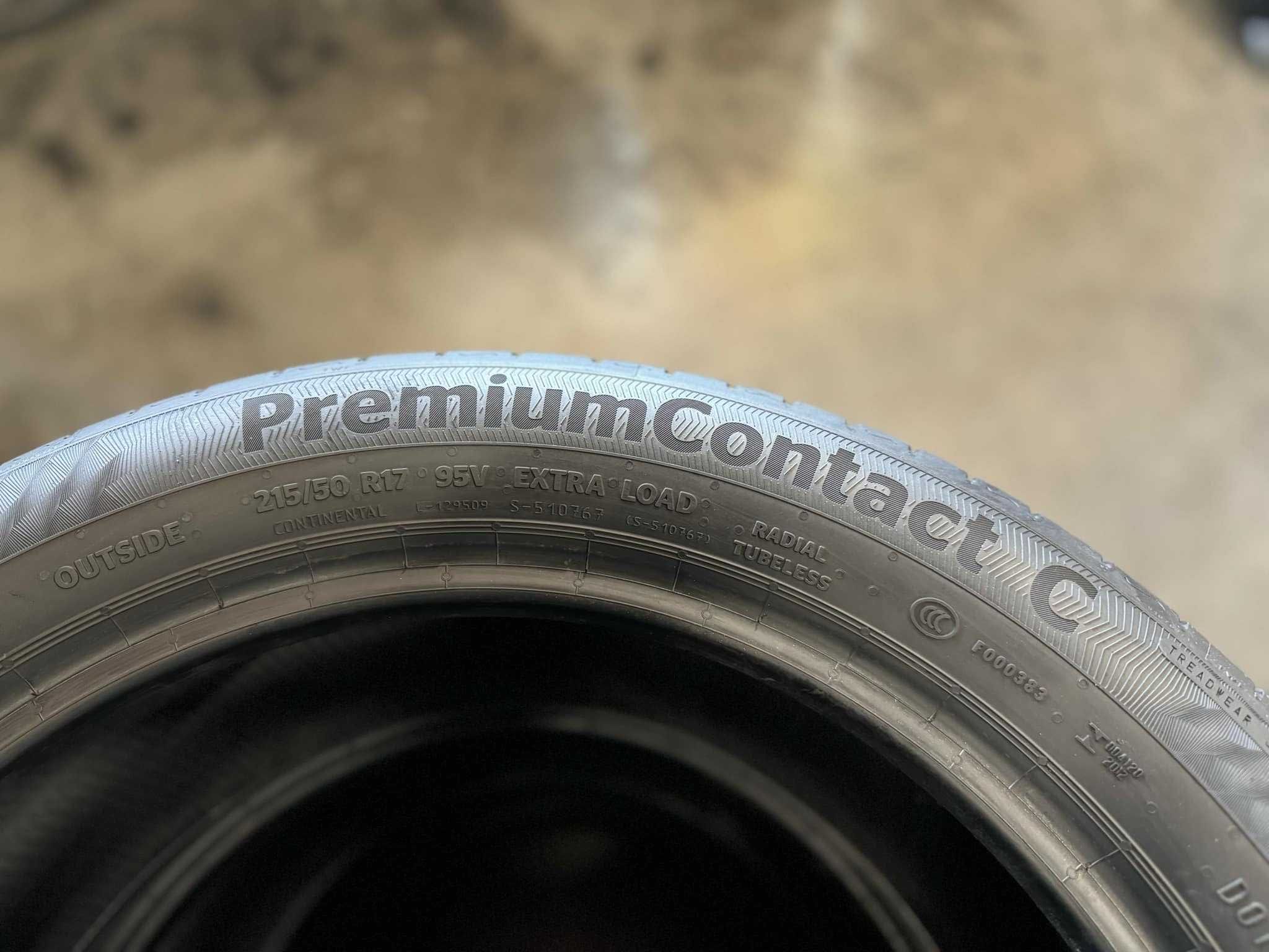 Шини Літні 215х50хR17 Continental PremiumContact C 4шт НОВІ ШИНИ 2023р