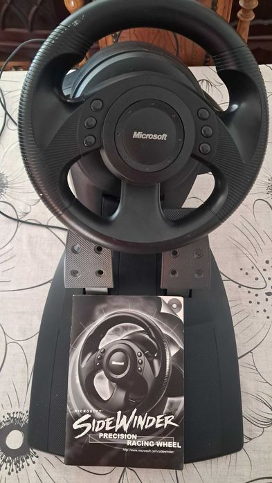 volante microsoft  sidewinder precision racing wheel