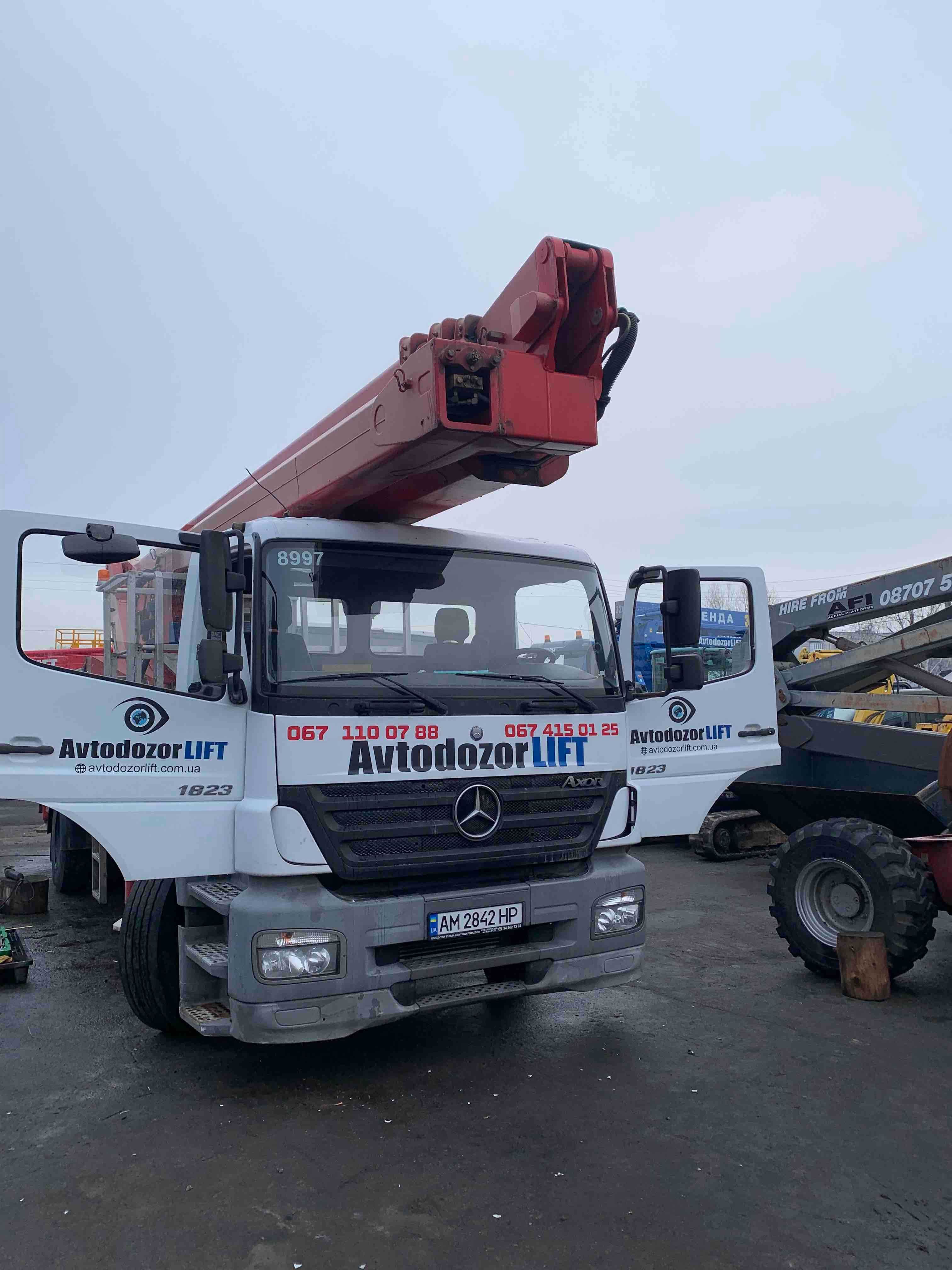 Автовишки/Автовышки 35м. та інші 27м. 32м. 45м. 66м.