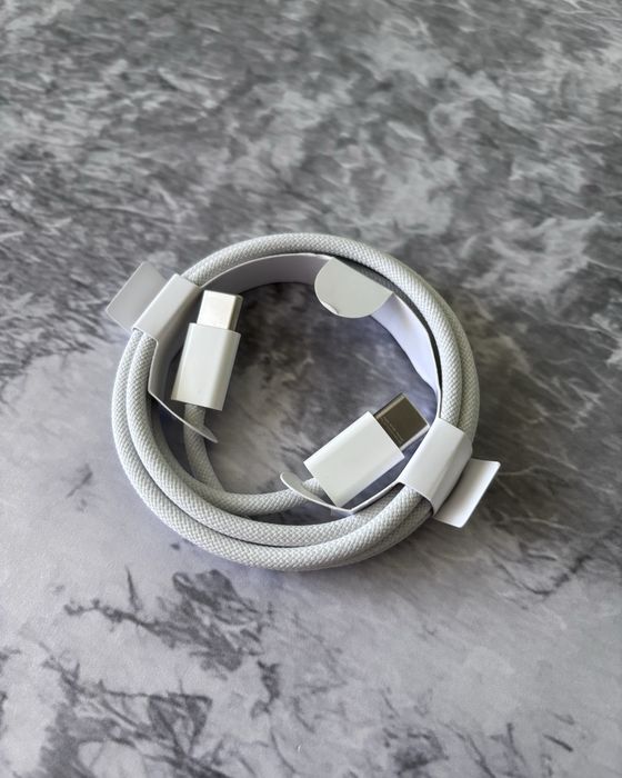 Оригинал oem Apple Кабель Type-C Плетеный (1м) 60W Woven Charge Cable