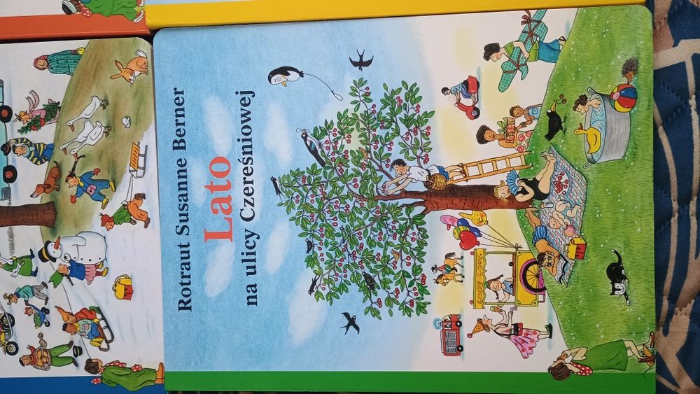 4 książki Wiosna, Lato, Jesień, Zima na ulicy Czereśniowej