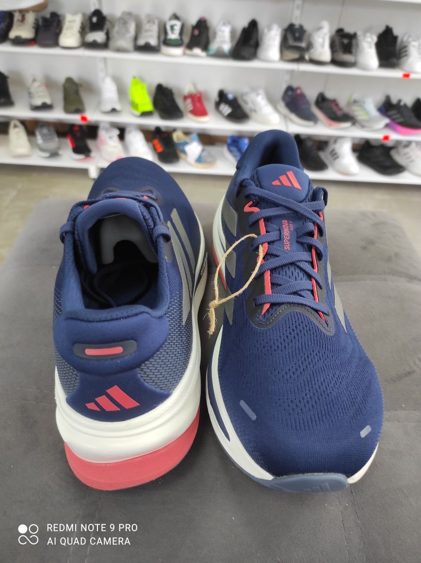 ОРИГІНАЛ 100% Кросівки Adidas Supernova Rise 2 M Navy Blue-Red Shoes45